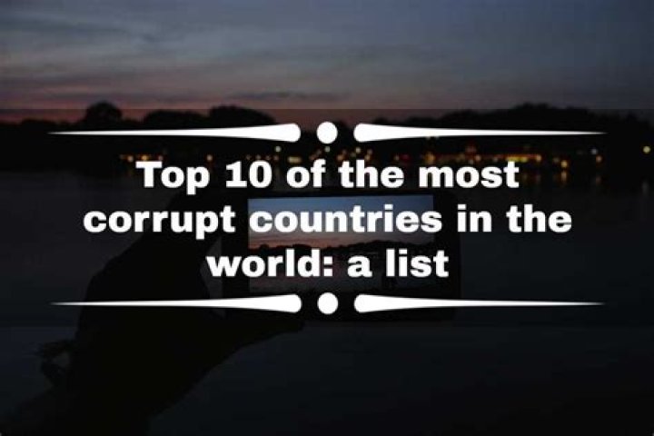The 10 Most Corrupt Countries in the World