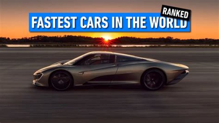The 10 Fastest Production Cars In The World