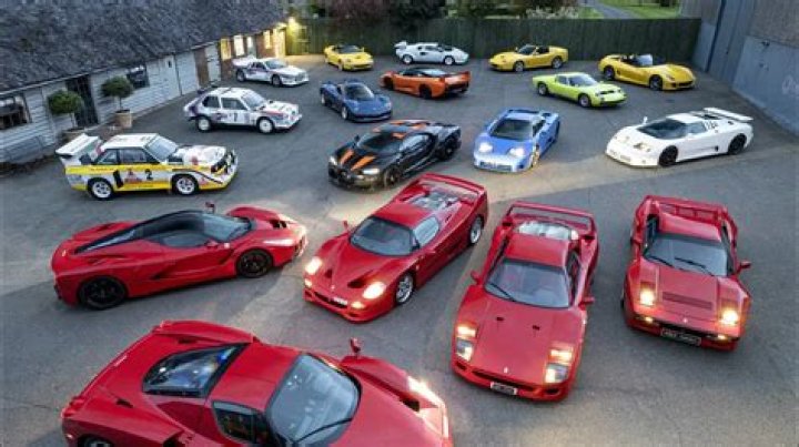 $65 Million Supercar Collection Up For Bid!