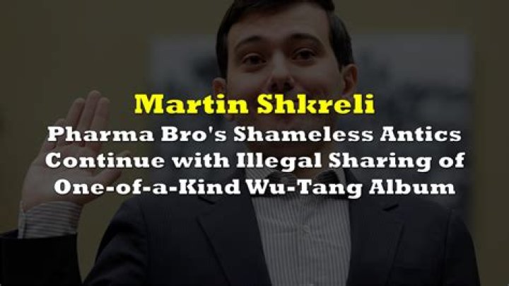 Court Papers Give Glimpse Into The Personal Wealth Of "Pharma Bro" Martin Shkreli
