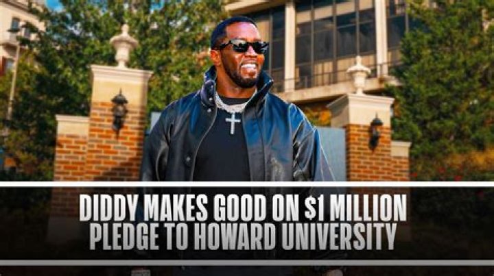 Diddy Donates $1 Million To Howard University