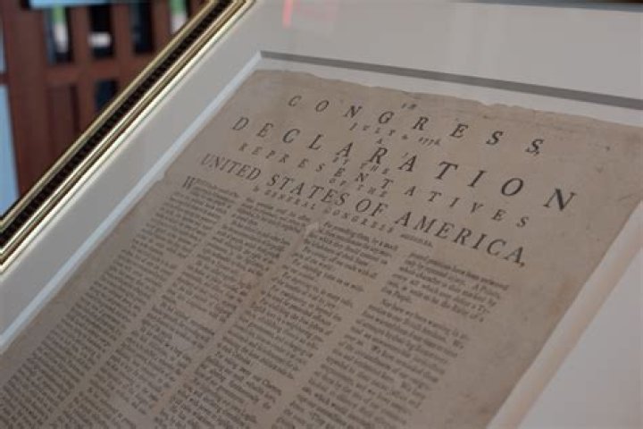 Guy Spends $4 On Flea Market Picture Frame, Finds Copy Of The Declaration Of Independence, Becomes Millionaire.