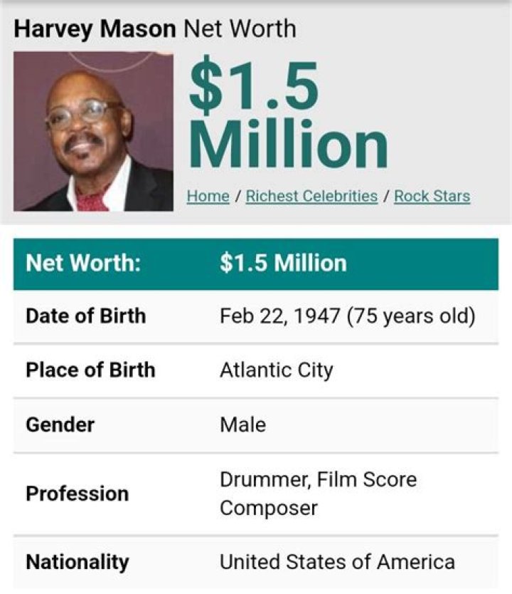 Harvey Mason Net Worth | Celebrity Net Worth