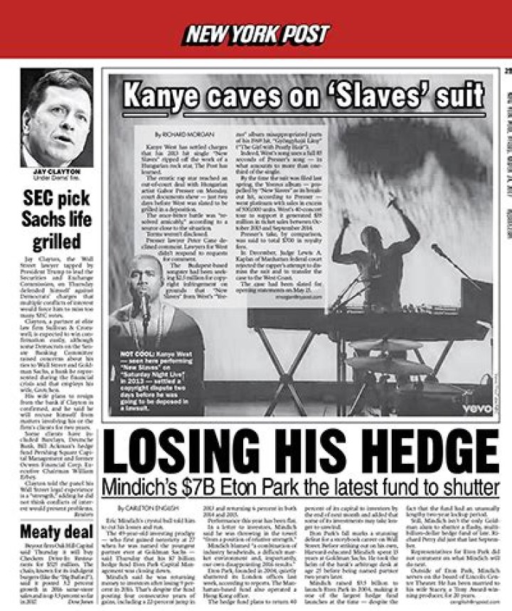 Kanye West Settles $2.5M Lawsuit Over "New Slaves" Sample