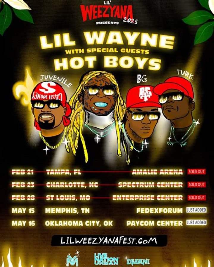 Lil Wayne Announced A Hot Boys Reunion At His August Festival