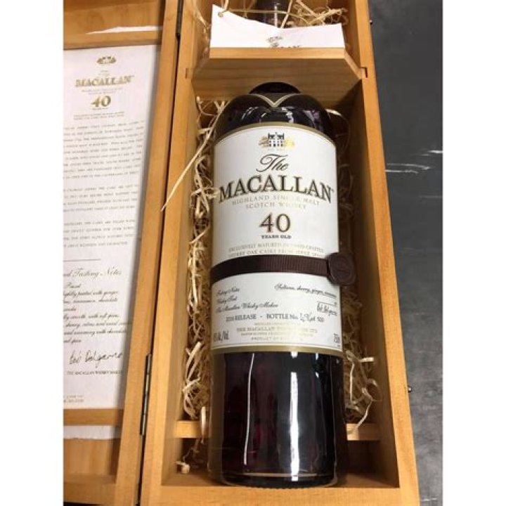 The Macallan 40: Limited Edition Sherry Oak Scotch Runs Eight Grand A Bottle