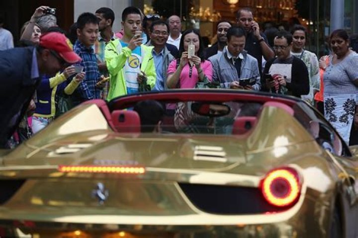 Mega-Rich Saudi Billionaire Turki Bin Abdullah Gets Around London In Fleet Of Golden Cars