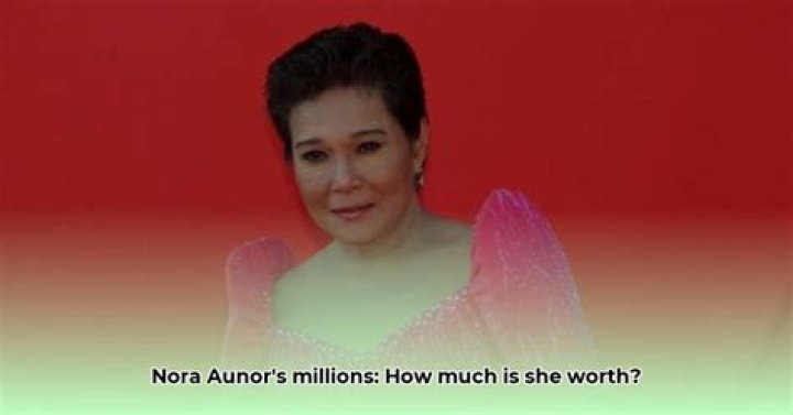 Nora Aunor Net Worth | Celebrity Net Worth