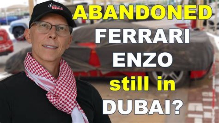 Rich Jerk Abandoned a $1.6 Million Ferrari Enzo in Dubai