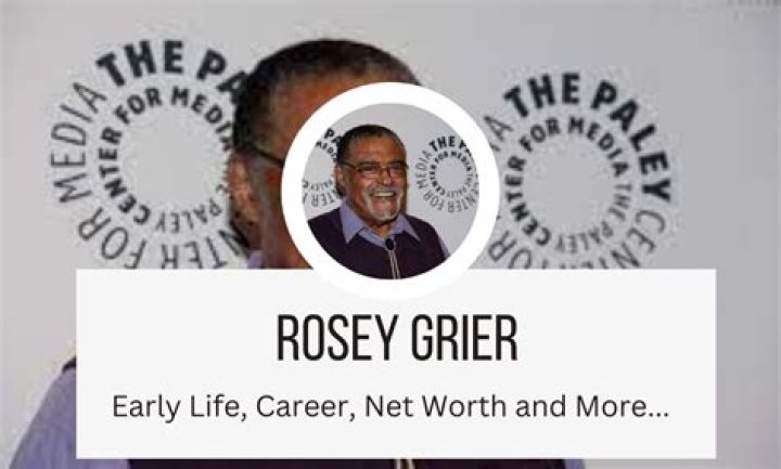 Rosey Grier Net Worth | Celebrity Net Worth