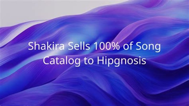 Shakira Is The Latest Artist To Sell Her Song Catalog