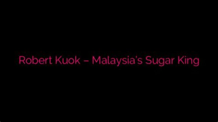 The Sweet Life Of Sugar King Robert Kuok - The Richest Person In Malaysia