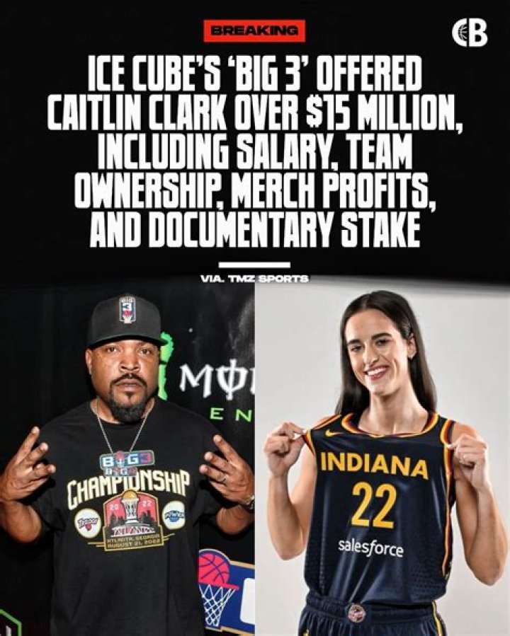The BIG3 Reportedly Offered Caitlin Clark $15 Million To Play For The League