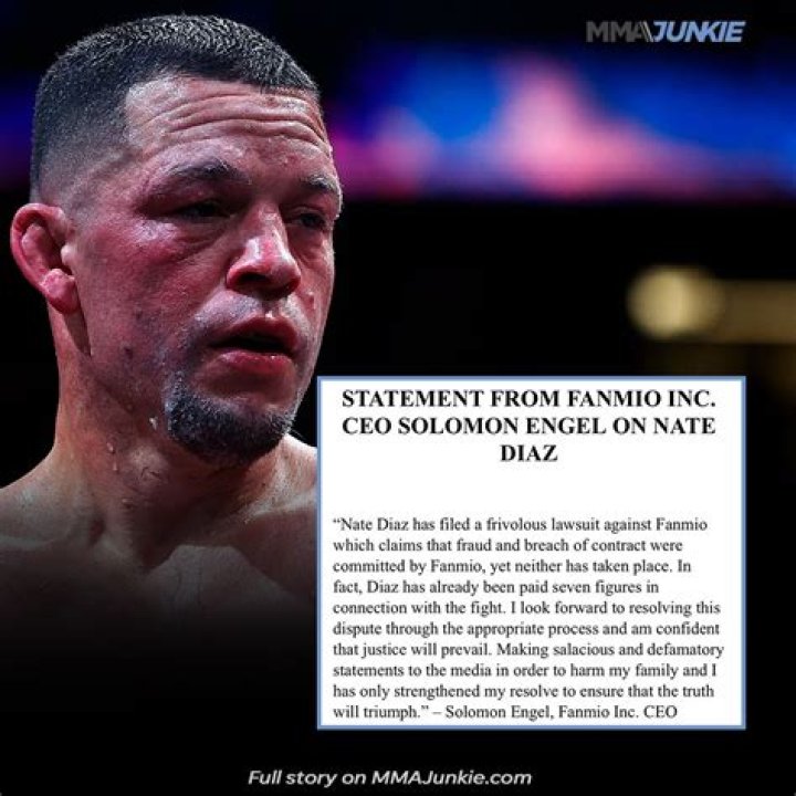UFC Fighter Nate Diaz Just Got Hit With A Million-Dollar Lawsuit